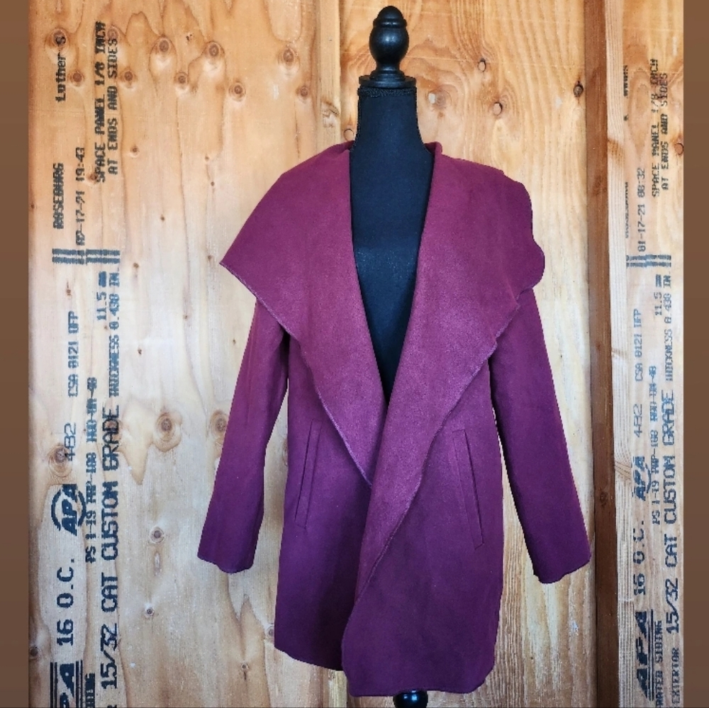 Stylish Burgundy Coat